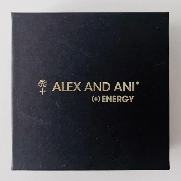 Alex And Ani (+) Energy 14kt Gold Bracelet With Topaz Crystal Color Therapy NEW - Picture 5 of 8